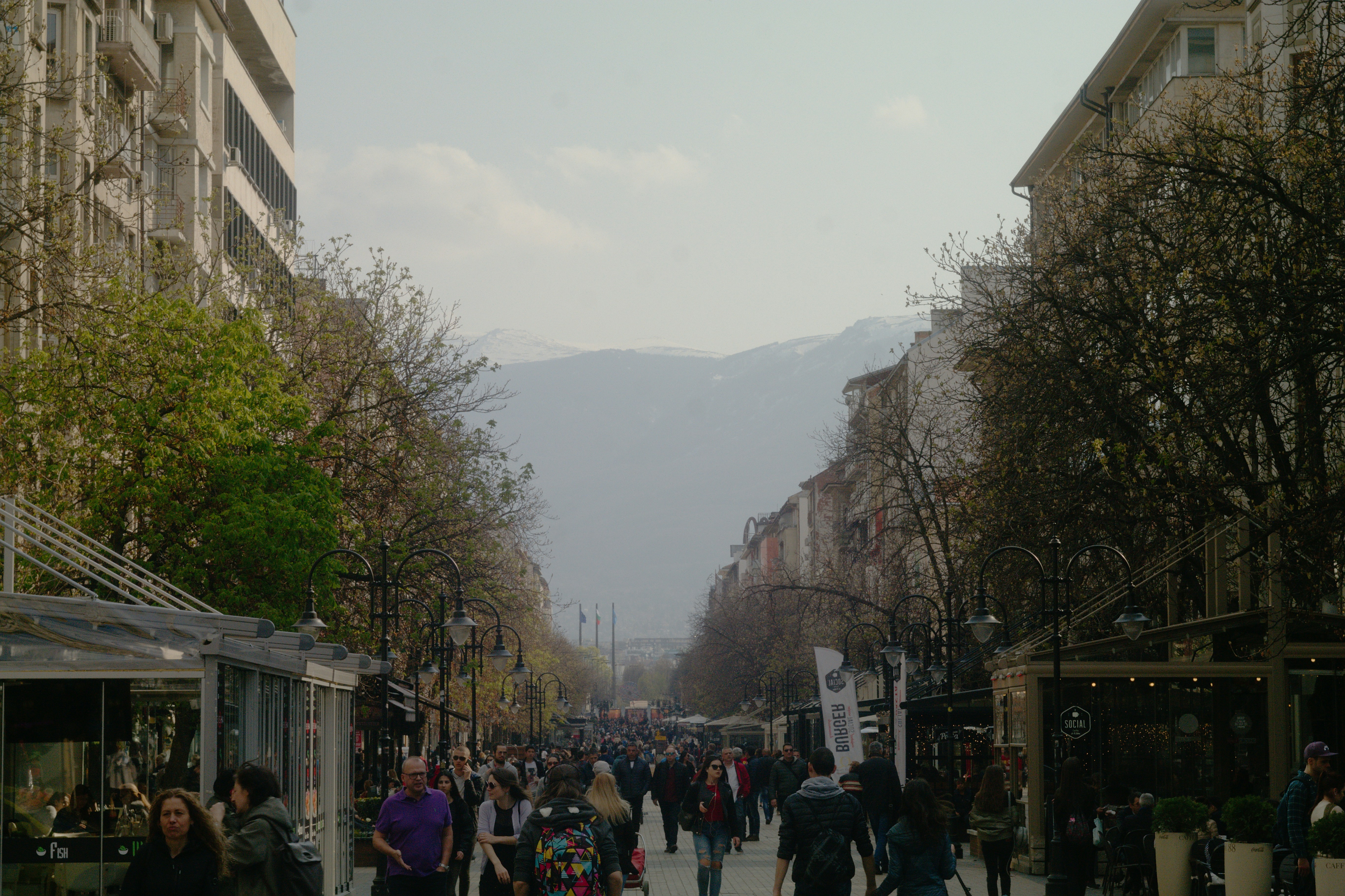 persone che camminano per strada vicino agli edifici