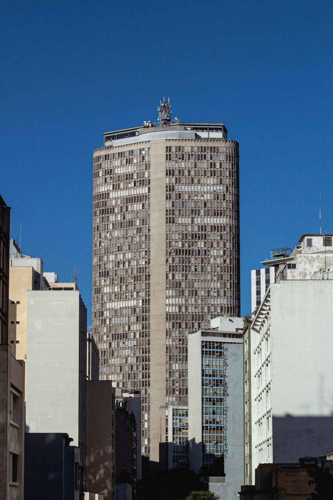 gray and black concrete buildings at daytime