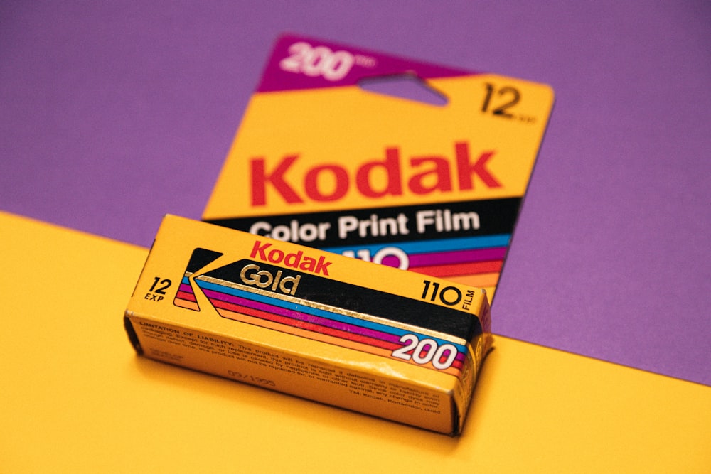 Scatola Kodak Gold 200