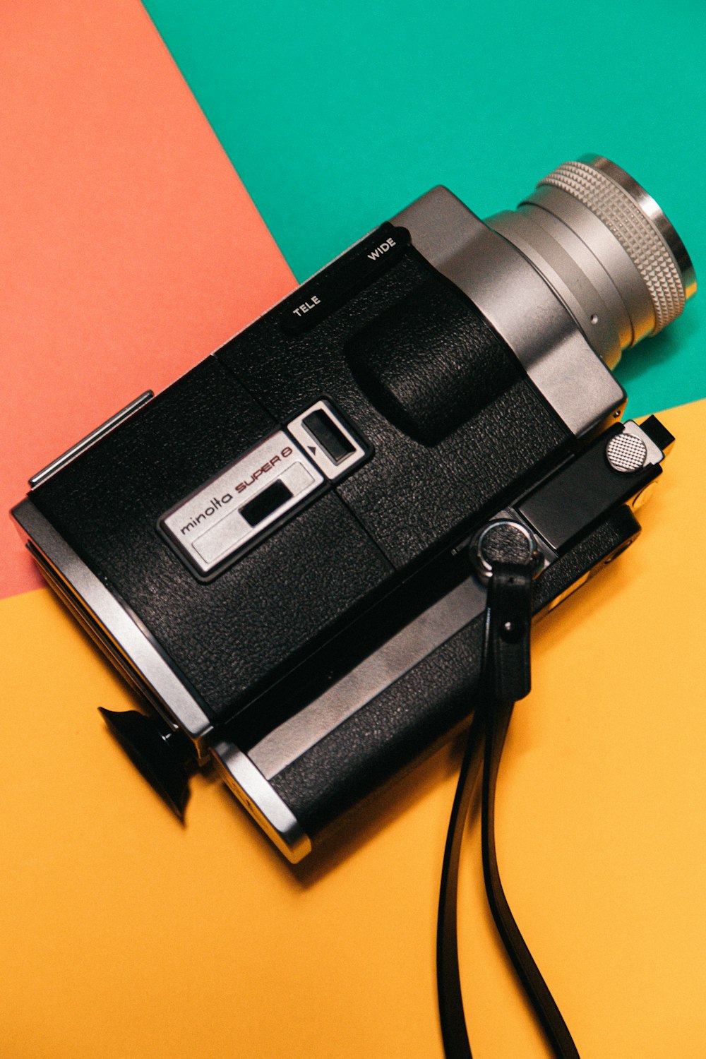 black and gray video camera