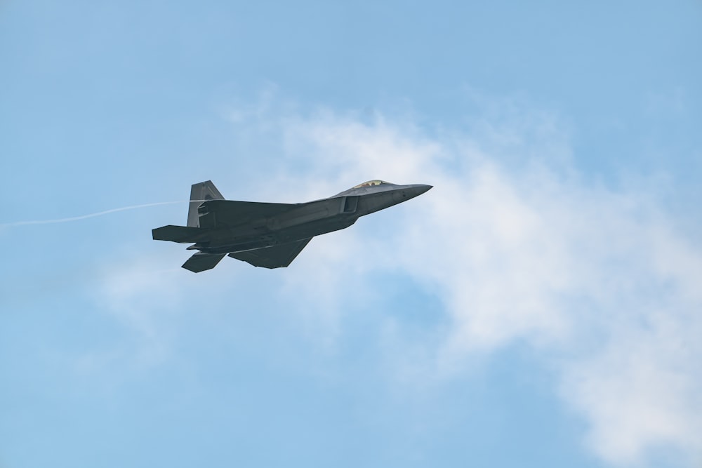 gray fighter jet