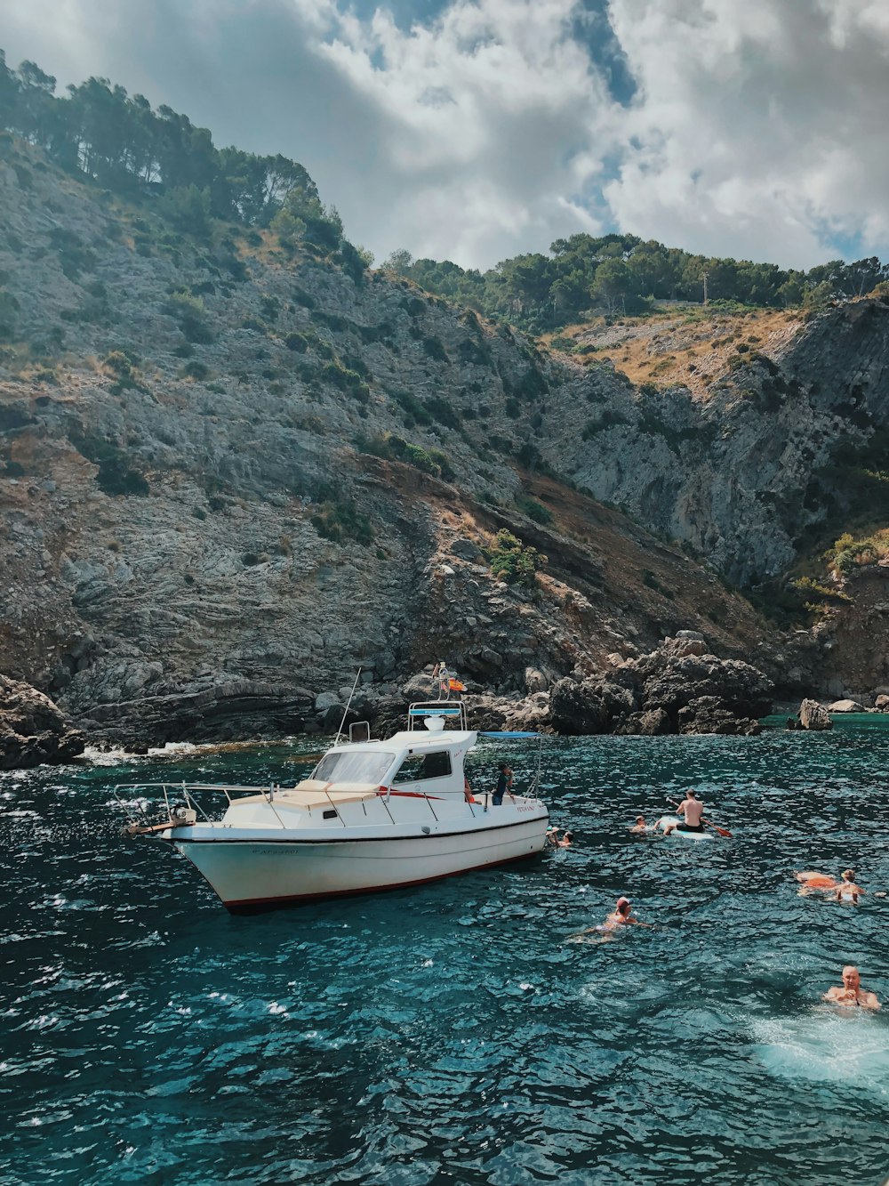 white yacht