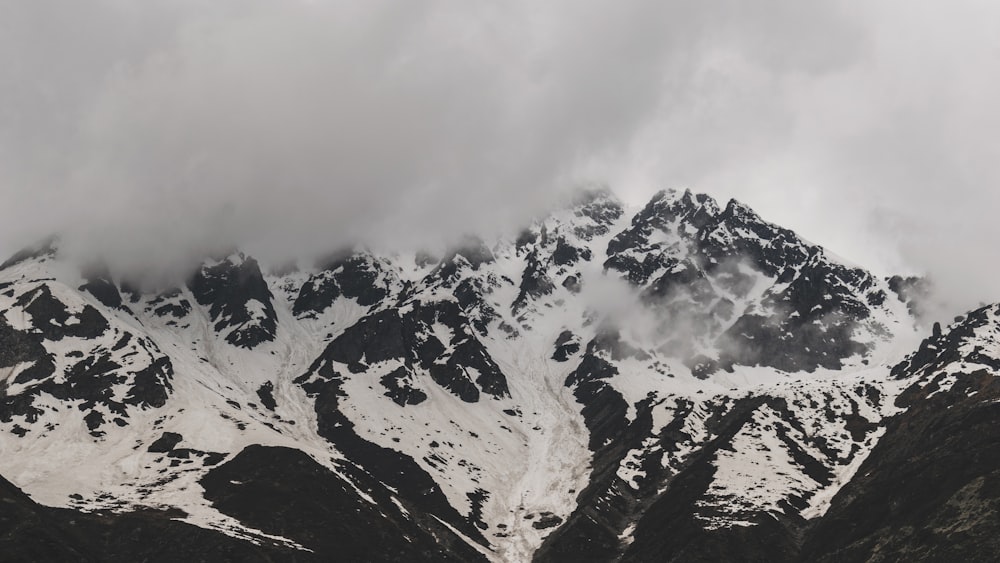 photography of snow-capped mountain during daytime