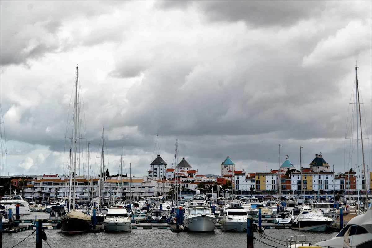 Boats on the Ria Formosa