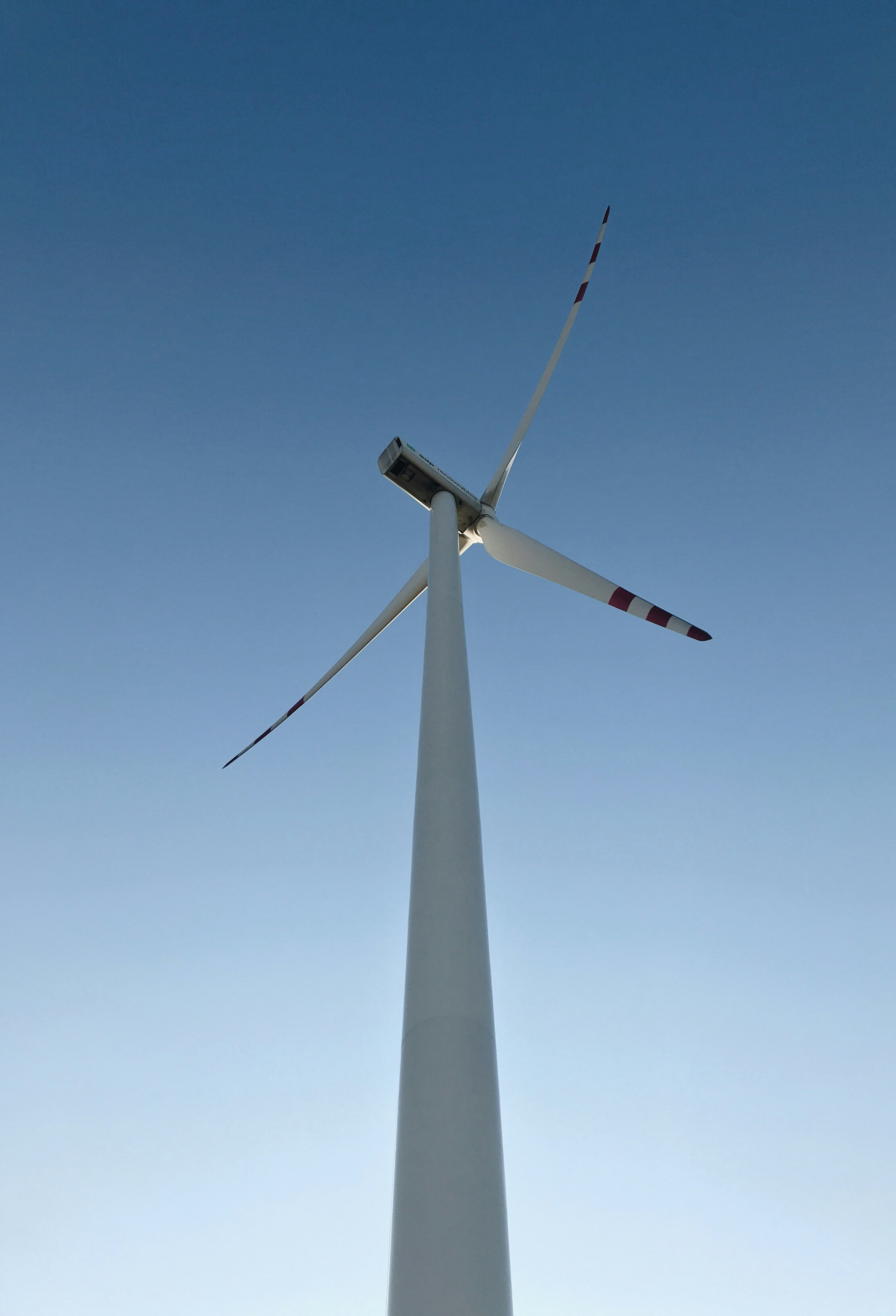 photo of white windmill