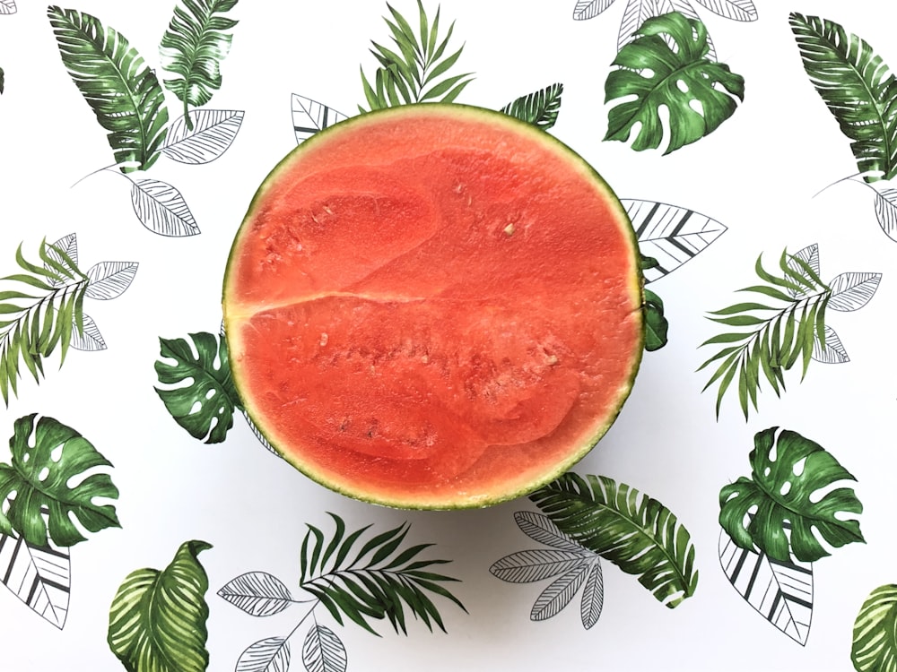 round green watermelon