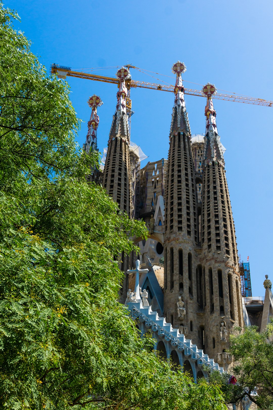 La Sagrada Familia Church in Barcelona, Spain