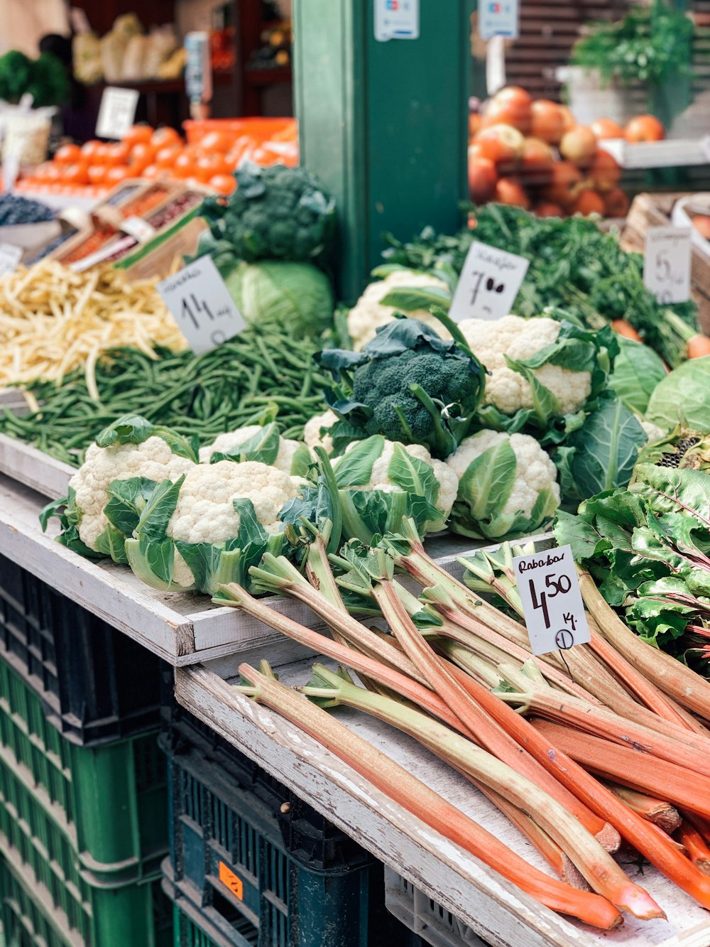 pile of vegetables