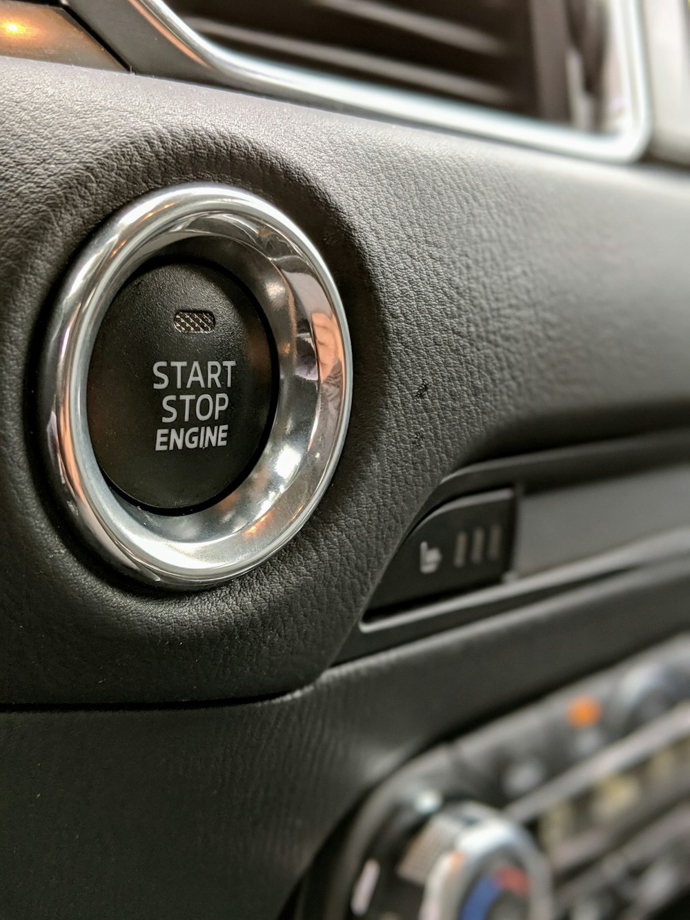 black start engine button