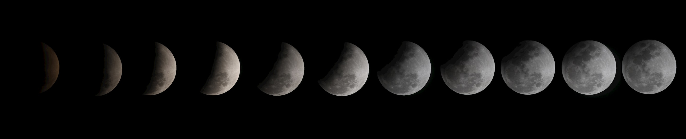 The moon phases