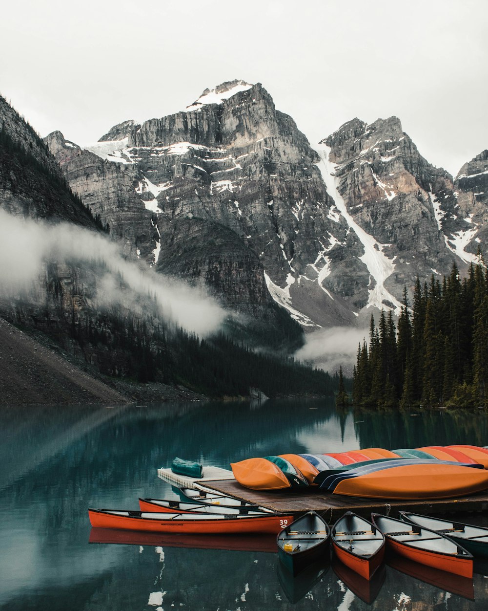 landscape photography of gray and white mountain