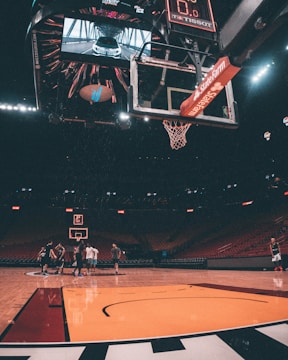players inside basketball court