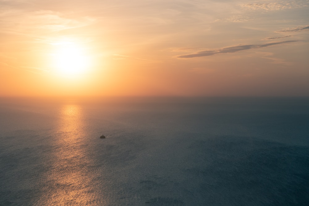 ocean during golden hour