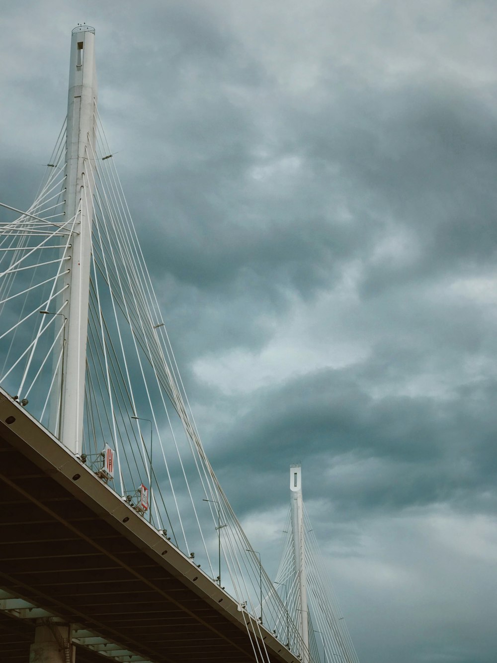 low angle photo of bridge