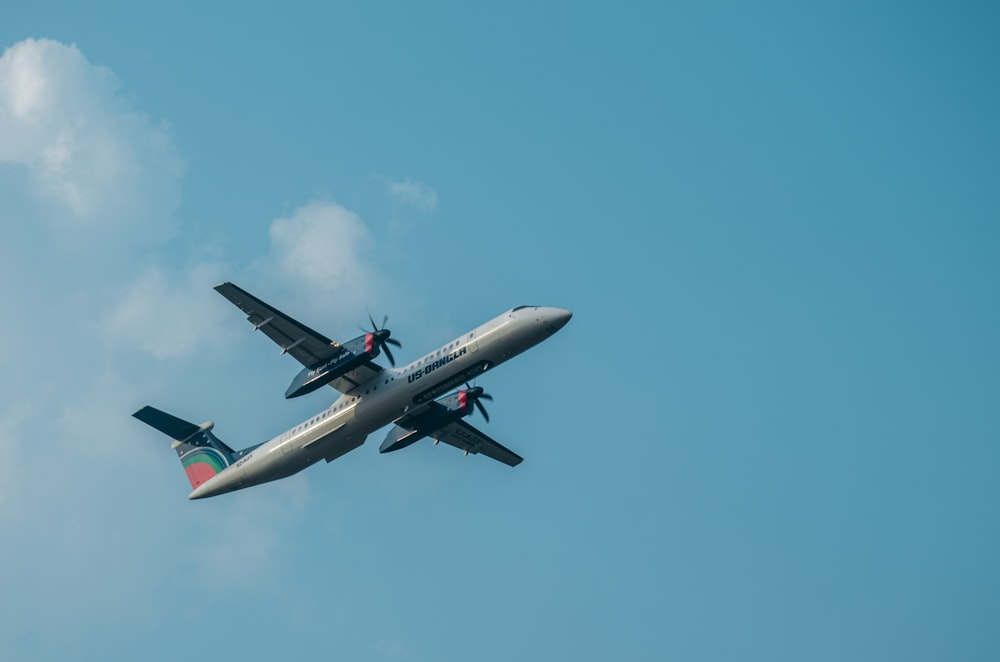 flying airplane during daytime