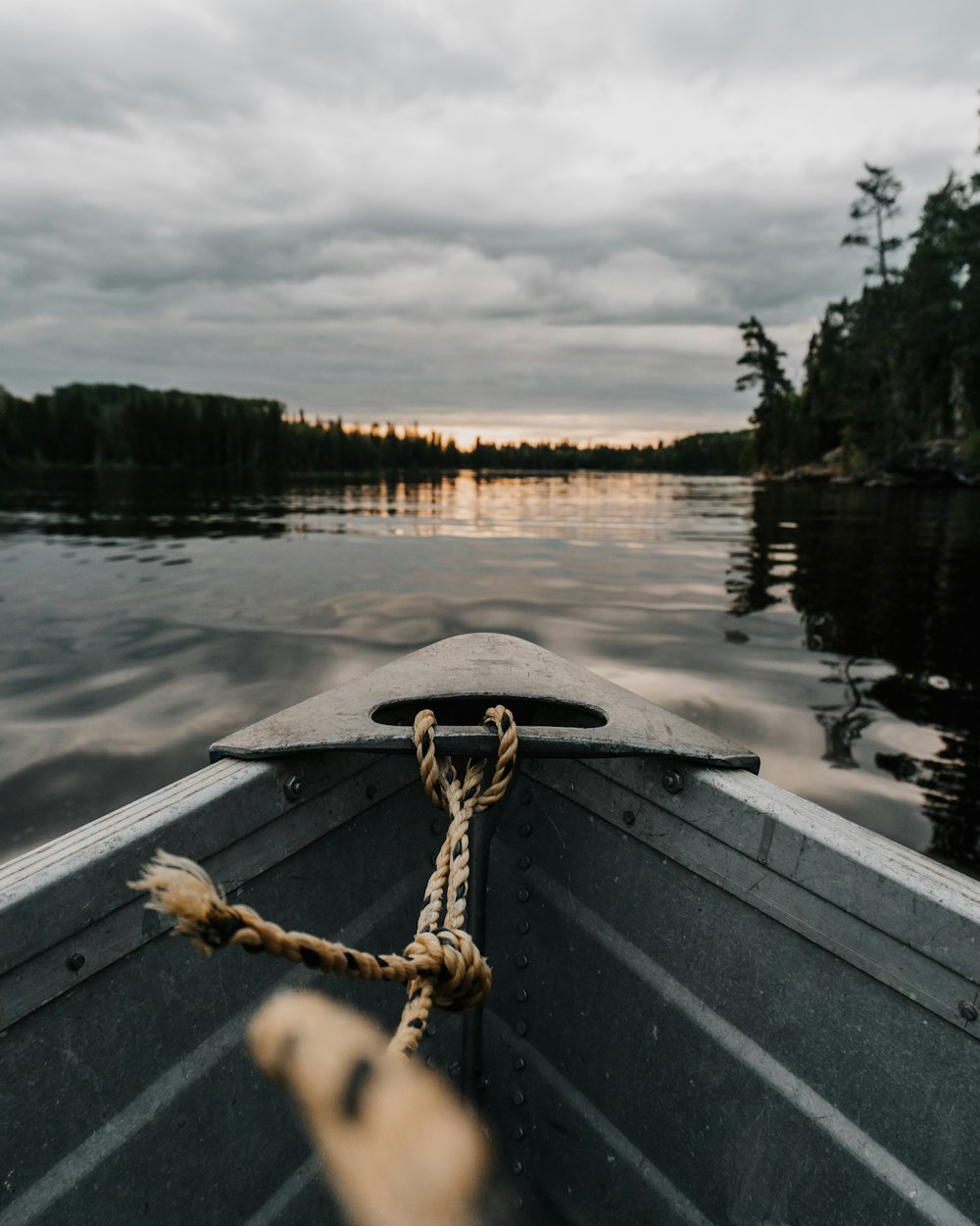 gray boat