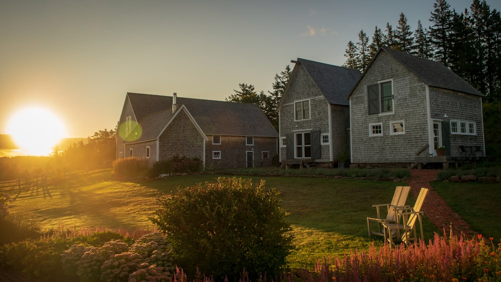 sunlight through houses