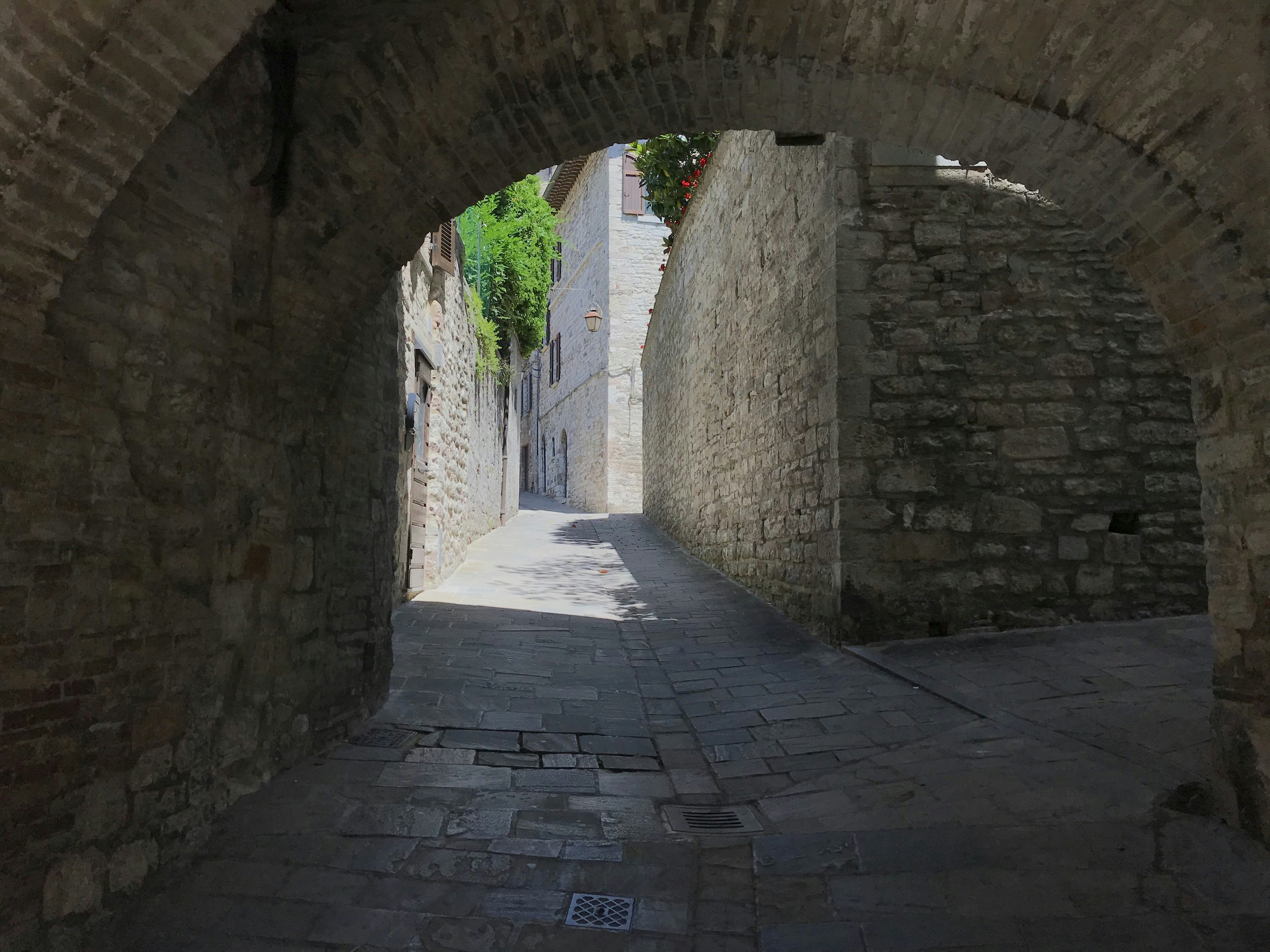 Streets of Gubbio, Italy