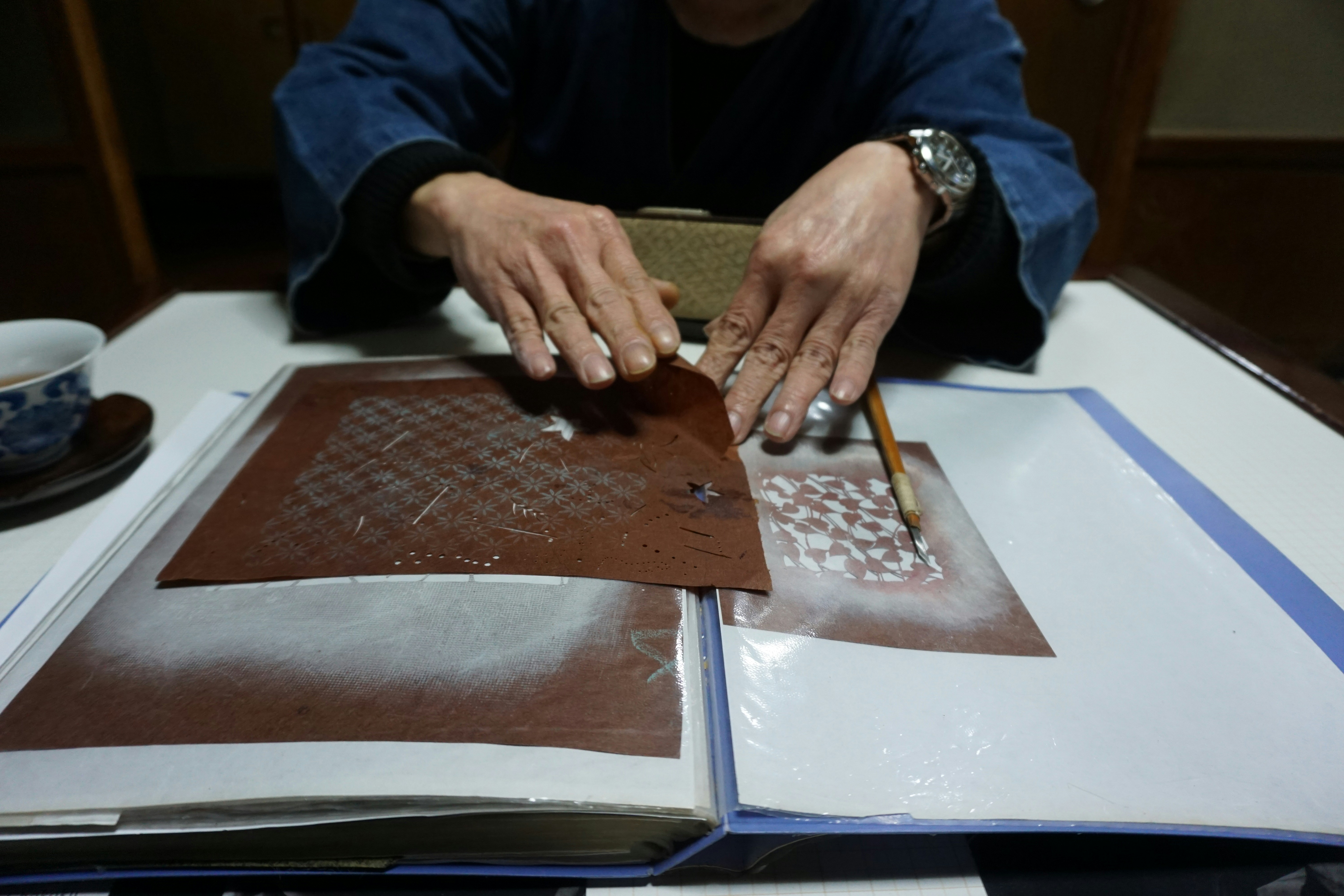 Katazome Artist in Kyoto