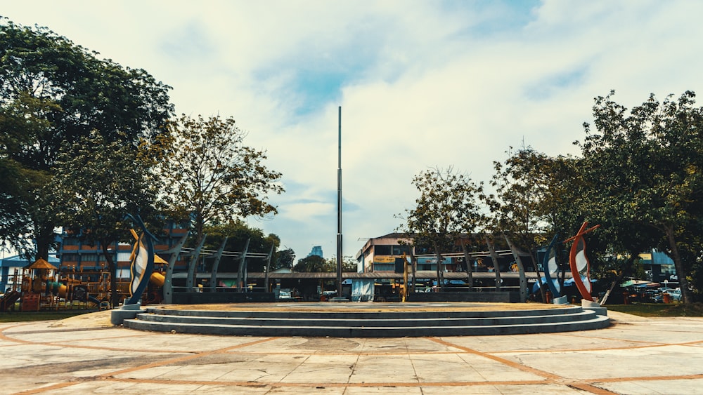 empty plaza