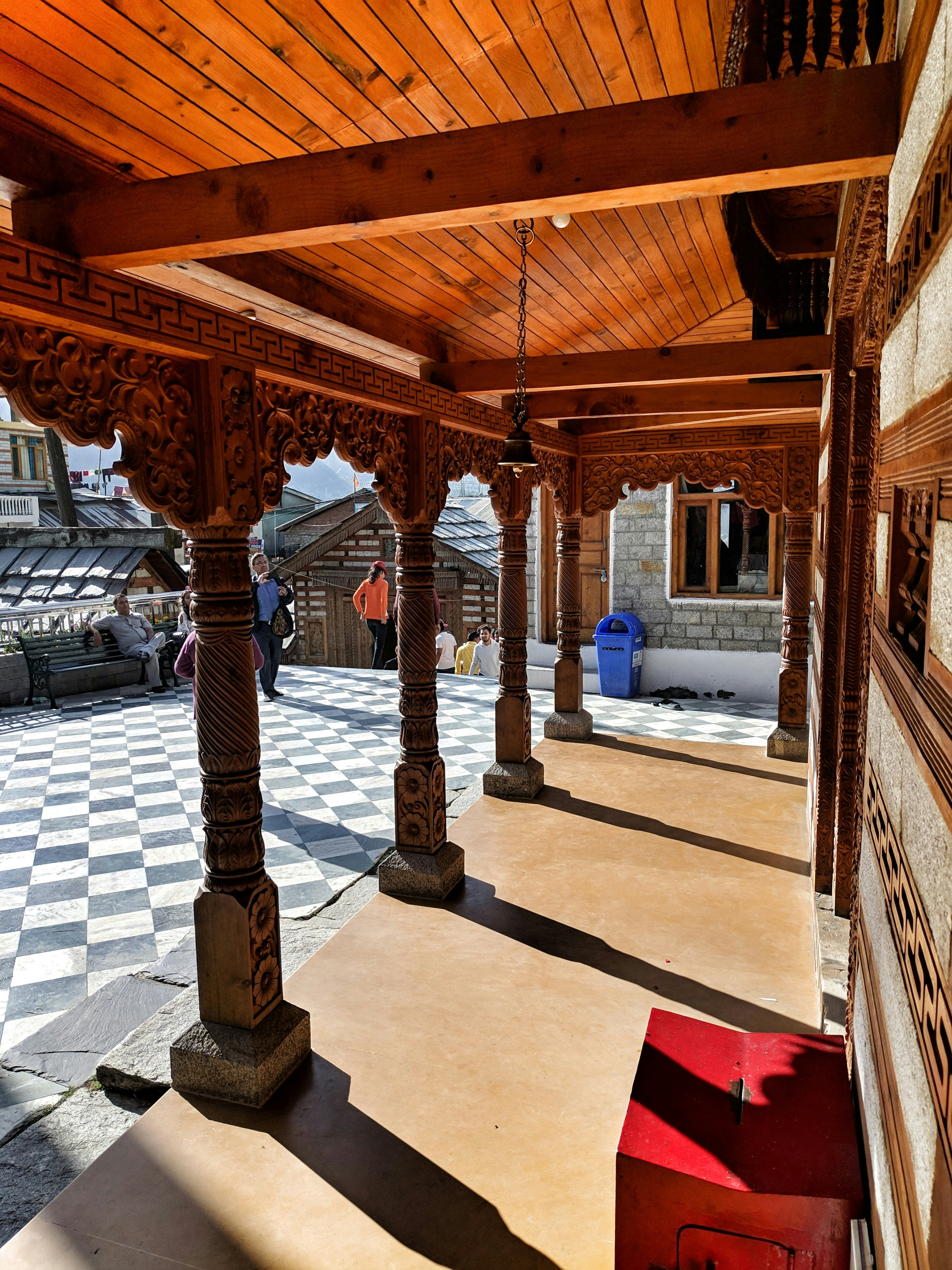 Intricate wood works of Naggar