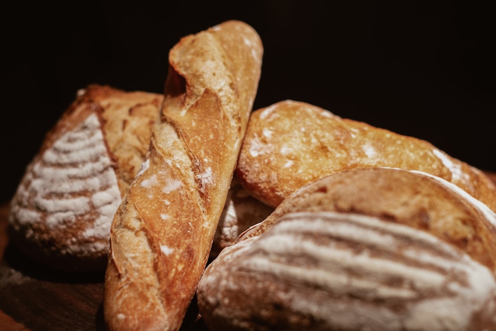 several breads