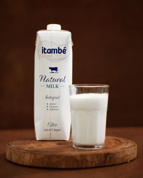 Fresh dairy products including milk and cheese