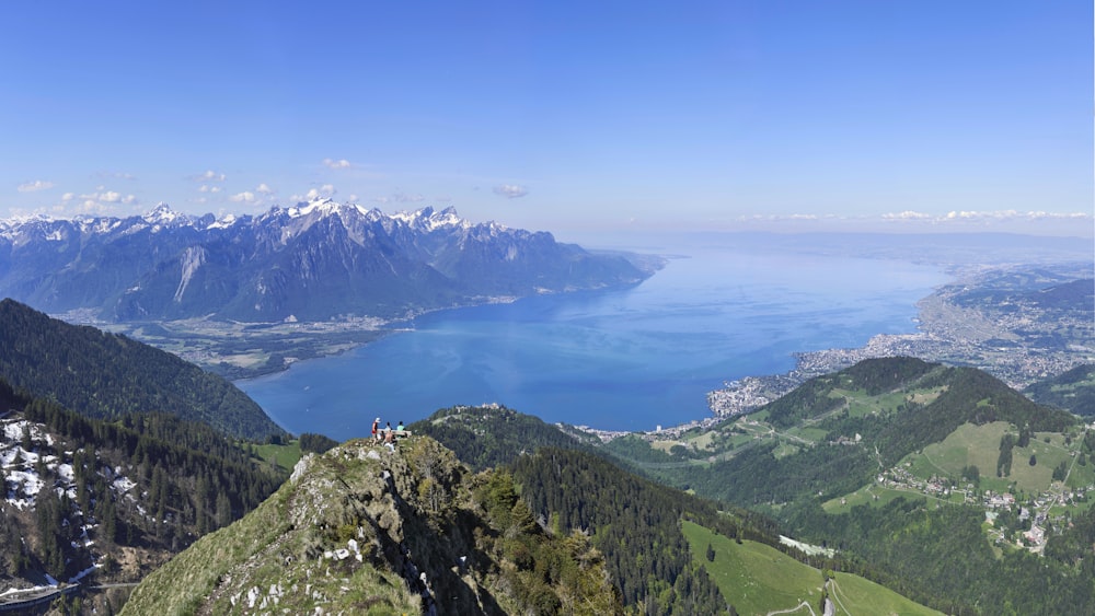 aerial view of mountain during daytime