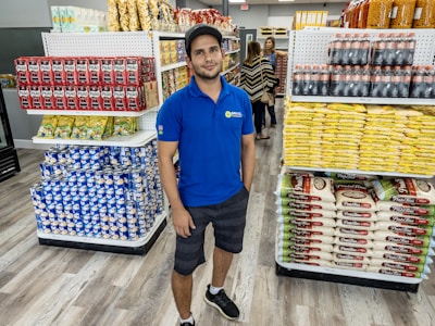 men's blue polo shirt