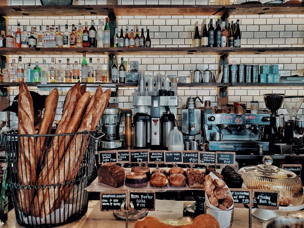 assorted bread lot