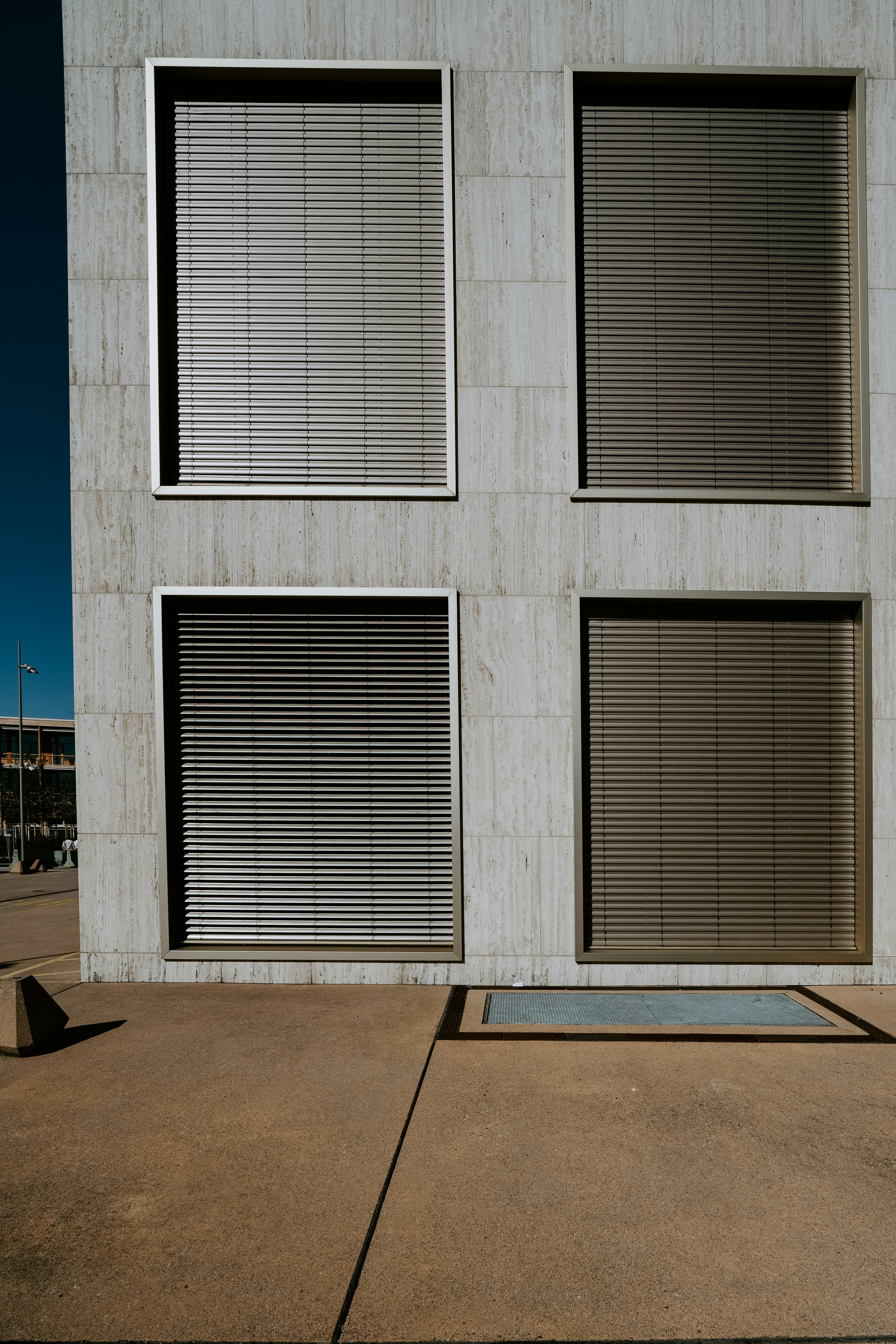 white wooden door