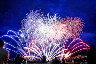 photography of fireworks during nighttime
