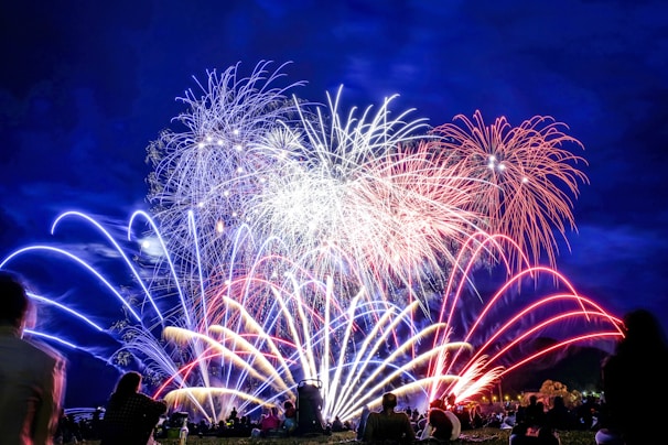 photography of fireworks during nighttime