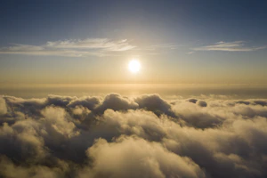 white clouds