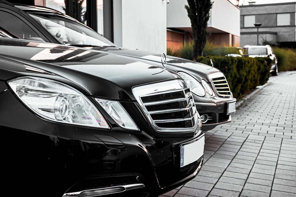 two Mercedes-Benz vehicles