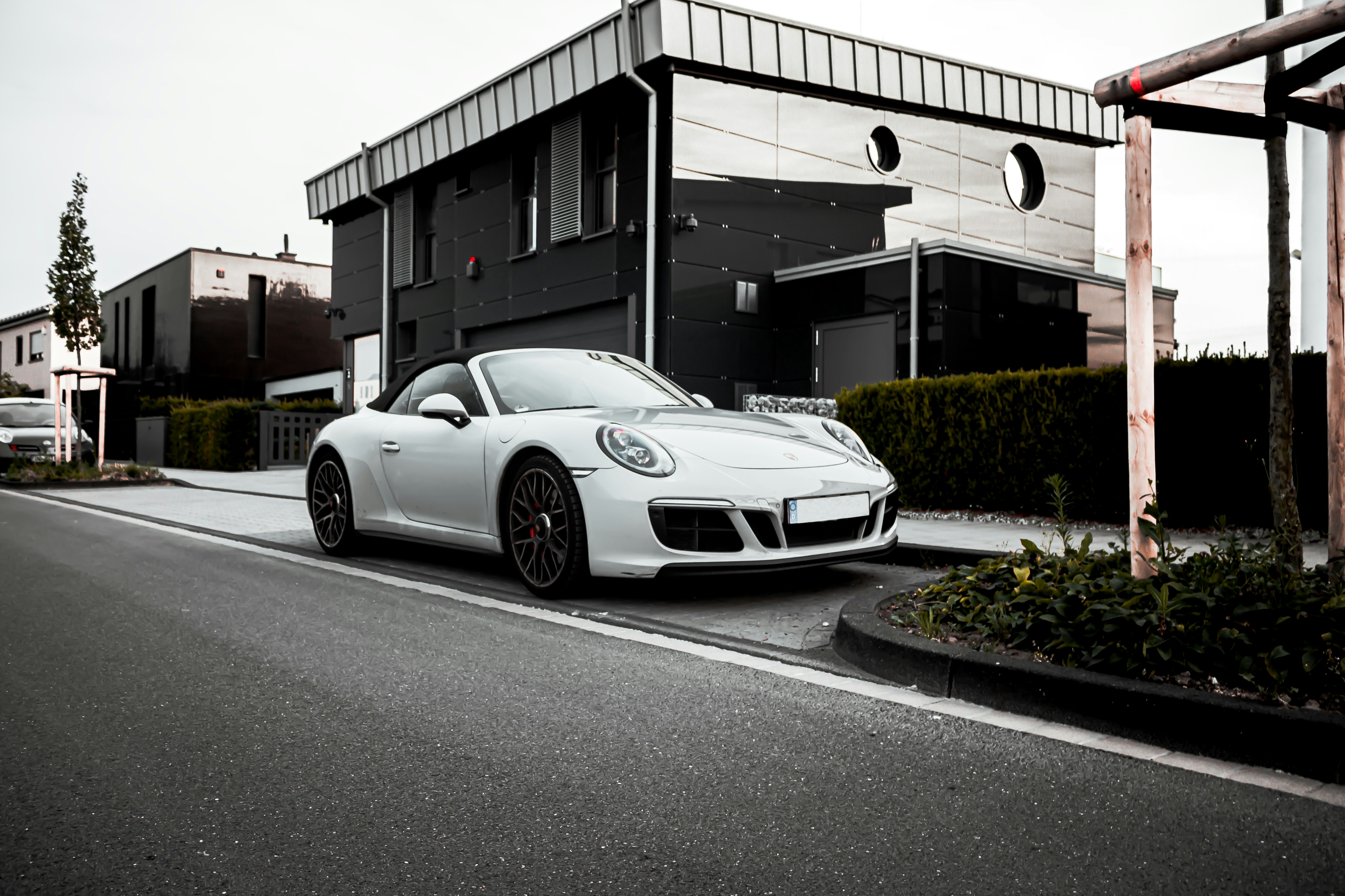 white coupe