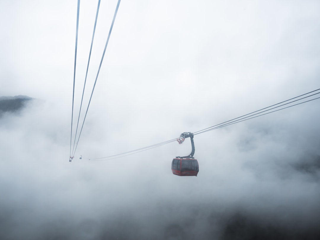 gray cable car