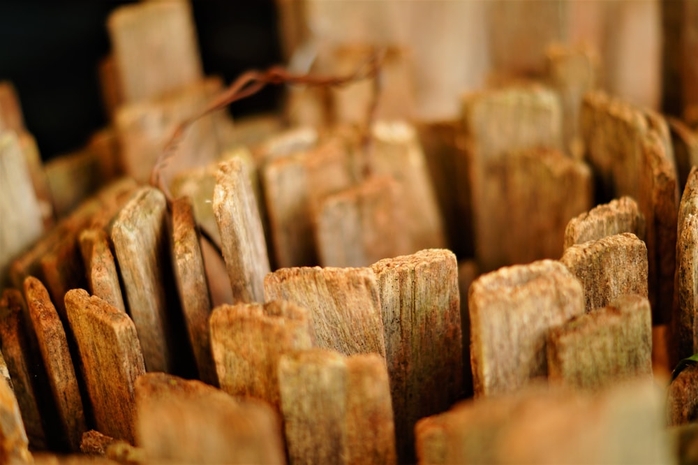 brown wooden boards