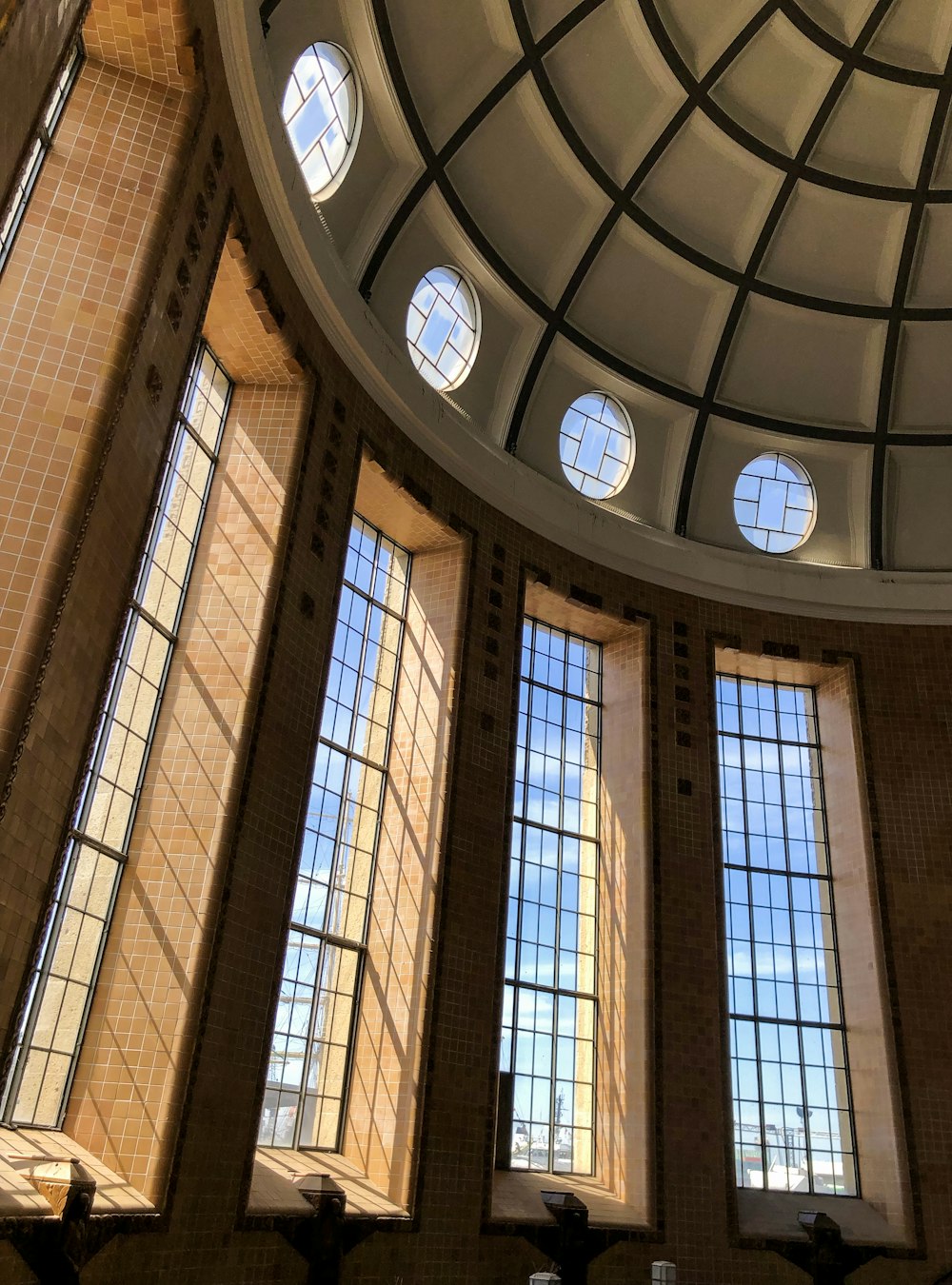 brown concrete building interior