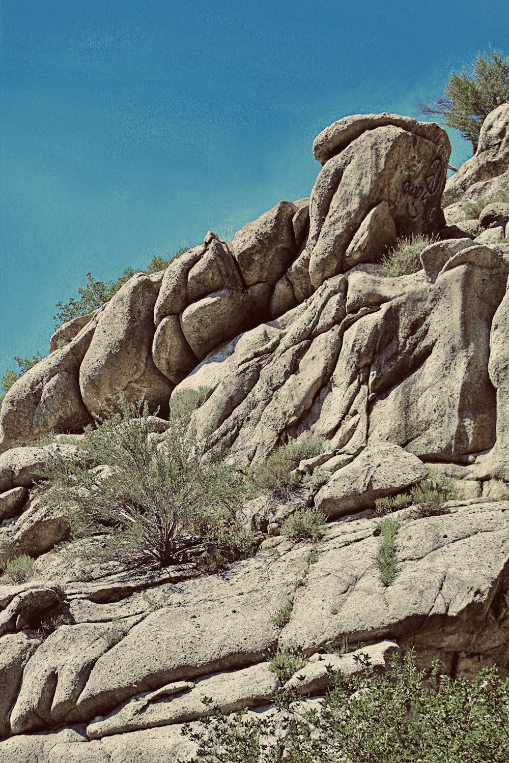 gray rock formations under blue sky at daytime