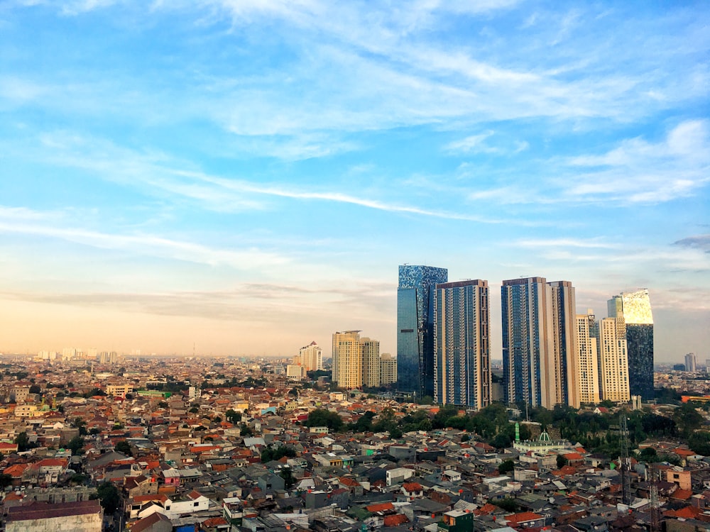 wide view photo of city building during daytime