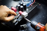 black circuit board
