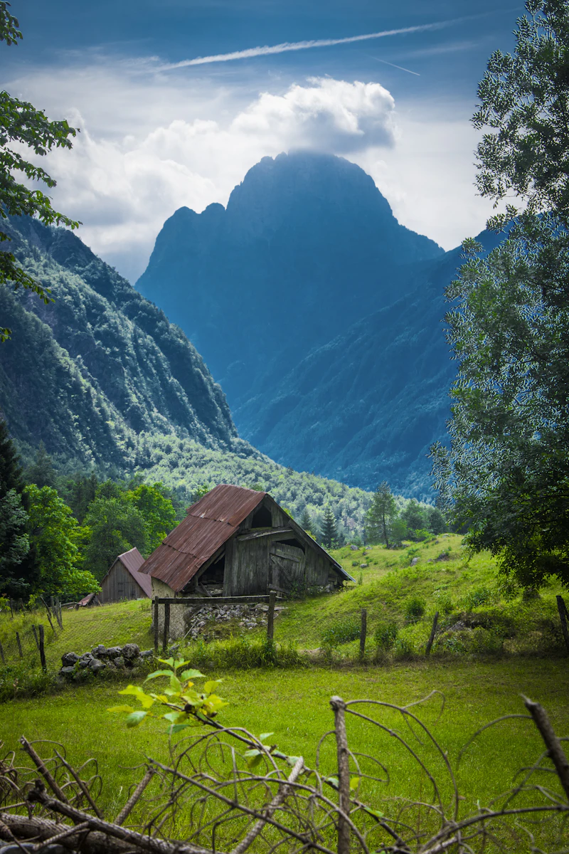 Planina Larch House, Julian Alps, Slovenia