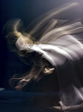 An artistic representation of poetry in motion.