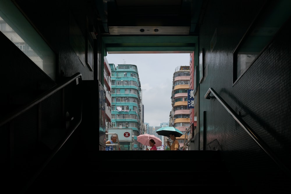 地下道の建物の眺め