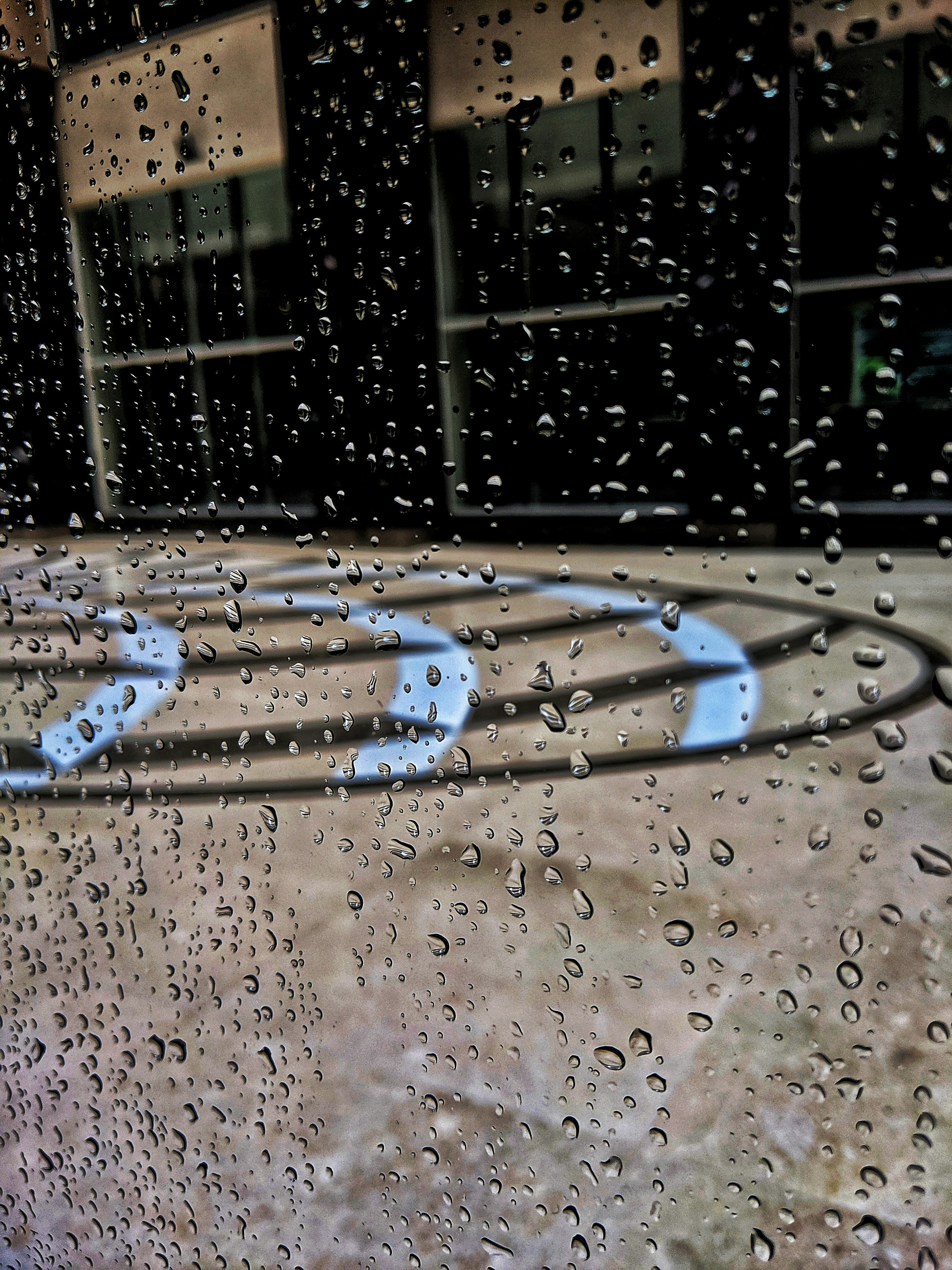 Monsoon rain affecting desert soil near Tucson home