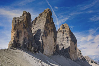 brown rock formation