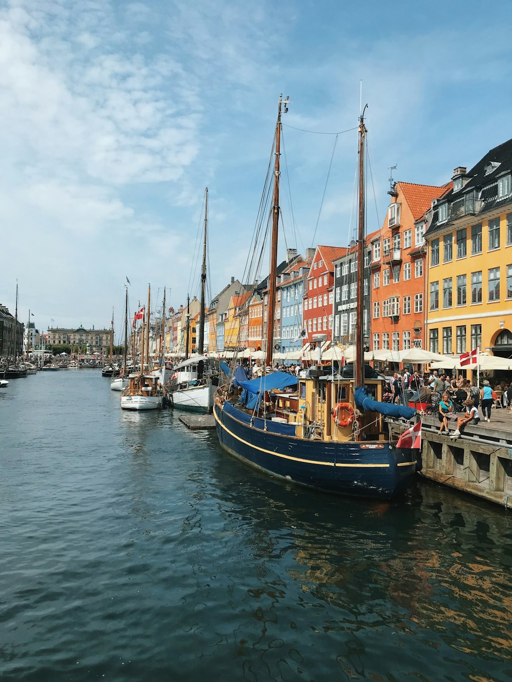 boats docked at the side of the building photo – Free Copenhagen Image on  Unsplash