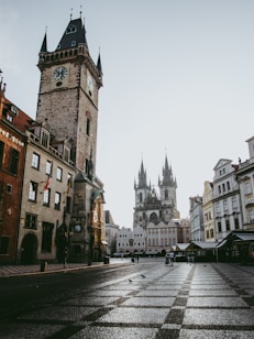empty road surrounded with buildings