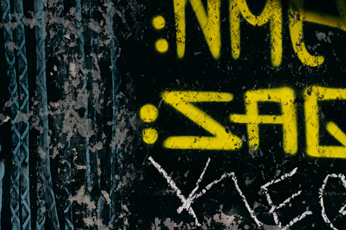 A vibrant social media campaign graphic with yellow and black accents.